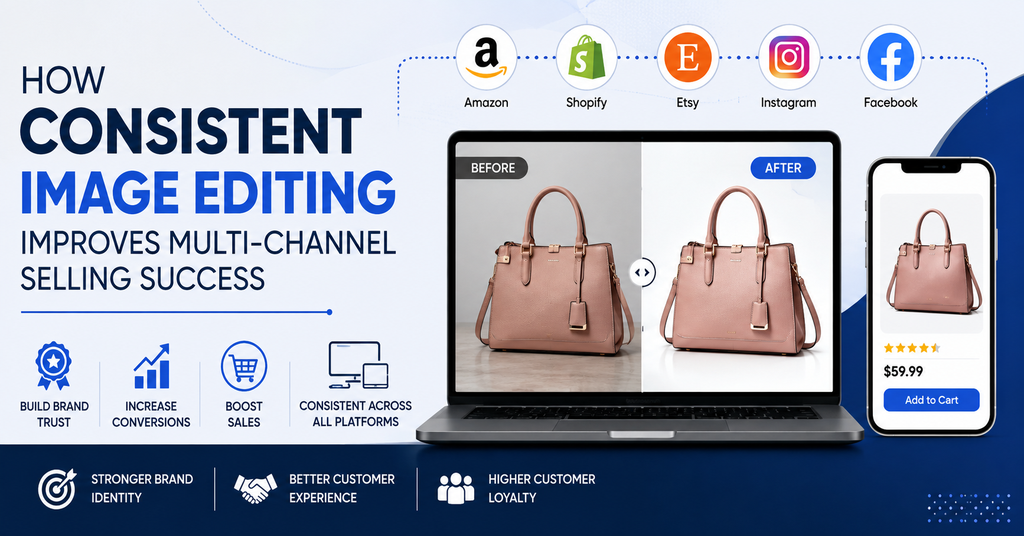 How Consistent Image Editing Improves Multi-Channel Selling Success  - Cover Image